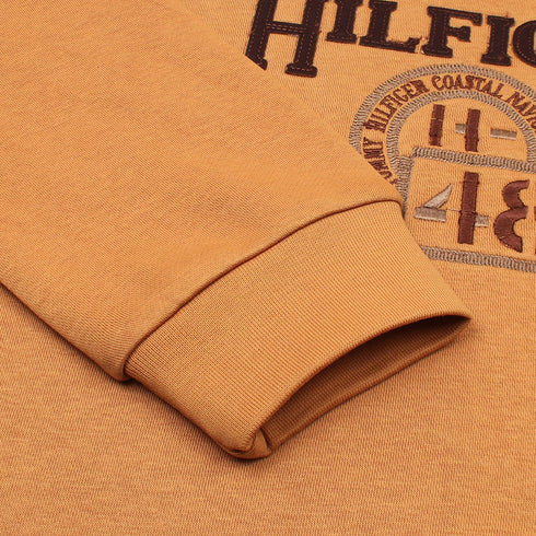 TH Brown Towel Embroidered Sweatshirt